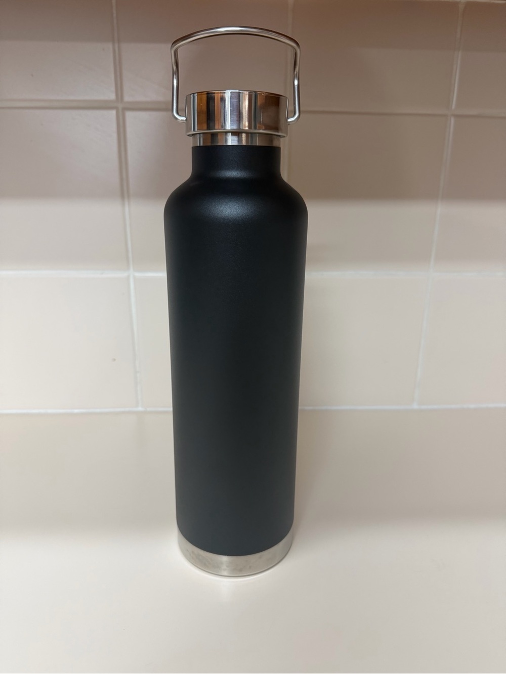Stainless Matte Black water Bottle